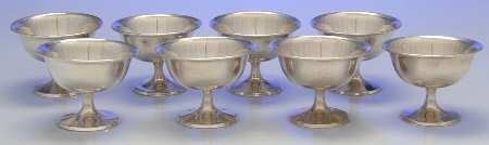 771 (Sterling, Hollowware) Low Sherbet - Set of 8