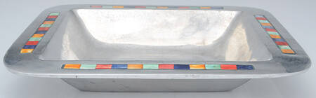 Carnival (Aluminum, Hollowware) 14" Square Bowl