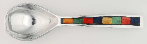 Carnival (Aluminum, Hollowware) Solid Salad Serving Spoon