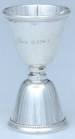 Presidential Hollowware (Sterling, Hollowware) Double Jigger No Handle
