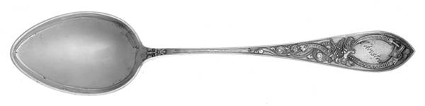 Dragon (Sterling) Monogram Place/Oval Soup Spoon by T H Marthinsen Silver