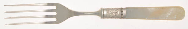 Pearl Handle 8 (Silverplate) Pearl Handle Fork