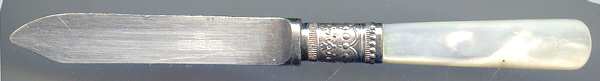 Pearl Handle 8 (Silverplate) Pearl Handle Individual Fruit Knife