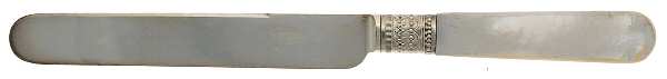 Pearl Handle 8 (Silverplate) Old French Hollow Knife