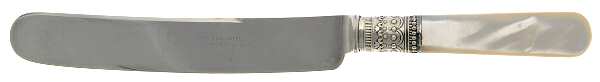 Pearl Handle 8 (Silverplate) Pearl Handle Breakfast Knife