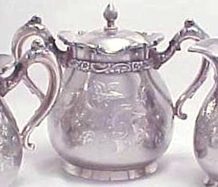 200L (Silverplate, Hollowware) Sugar Bowl & Lid