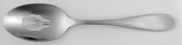 Bravo (Stainless) Pierced Solid Serving Spoon