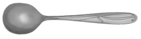 Cocoa Blossom (Stainless) Round Bowl Soup Spoon (Cream Soup) HC