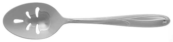 Cocoa Blossom (Stainless) Pierced Tablespoon (Serving Spoon)