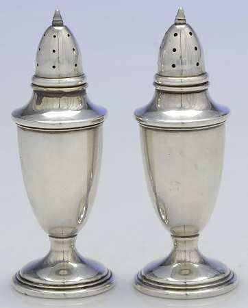 850 (Sterling, Hollowware) Salt and Pepper Set