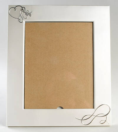 Love Story (Silverplate, Hollowware) Picture Frame Holds 8" X 10" Picture