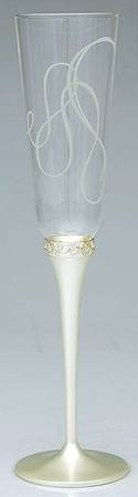 Love Story (Silverplate, Hollowware) Glass & Silver Champagne Flute