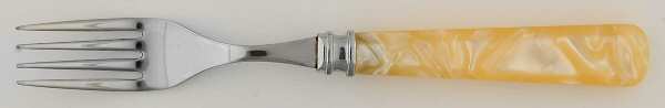 Plastic Handled-Ivory (Stainless) Fork