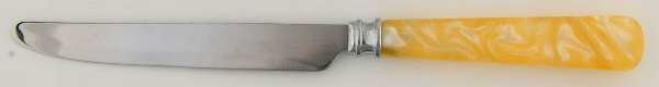 Plastic Handled-Ivory (Stainless) New French Hollow Knife