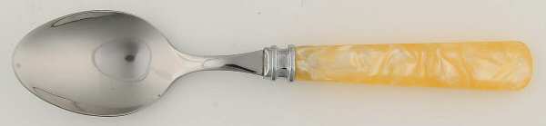 Plastic Handled-Ivory (Stainless) Place/Oval Soup Spoon