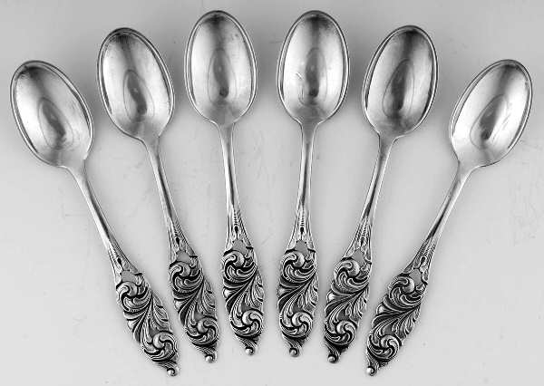 222 (Sterling) (Set of 6) Demitasse Spoon with Case