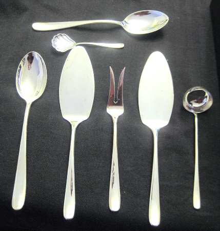 Svedese (Silverplate) Solid Serving Spoon