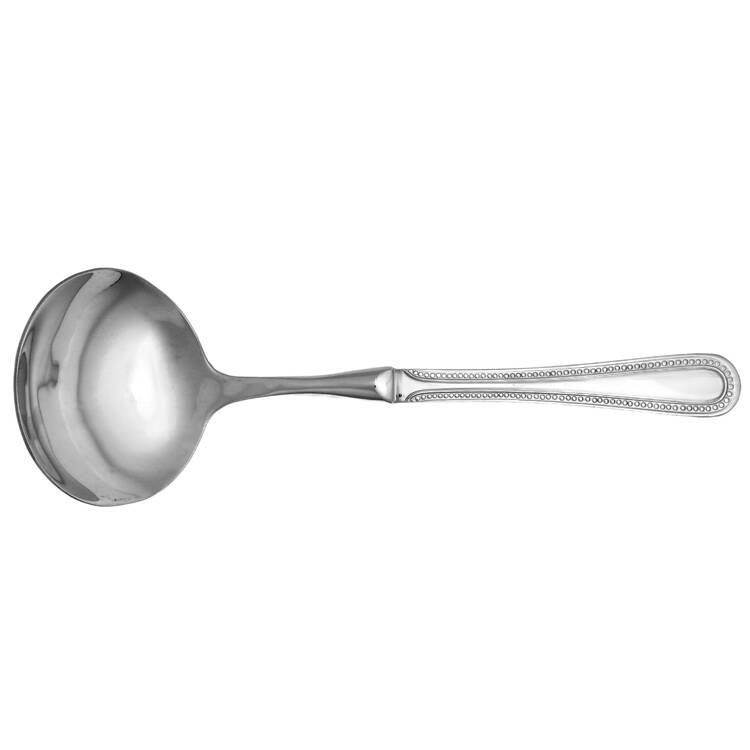 Mallory (Stainless) Gravy Ladle with No Spout Stainless Bowl HC