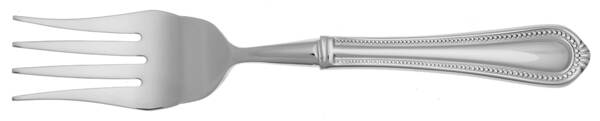 Regent Bead (Stainless) Cold Meat Fork Large, Stainless Tines HC