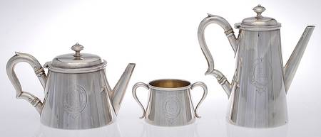 Silverplate Hollowware 3 Piece Mini Tea Set (PCPM, PTPM, PSUOM)