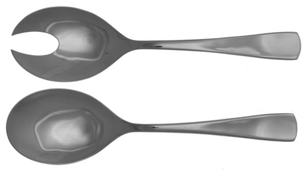 Serena (Stainless) 2 Pc Salad Set with Stainless Bowl