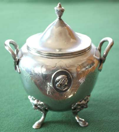 1868-1 (Silverplate, Hollowware) Sugar Bowl & Lid