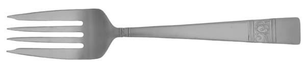 Parchment (Stainless) Medium Solid Cold Meat Serving Fork