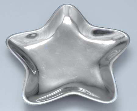 Aluminum Hollowware Star Shape Dish