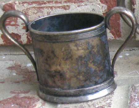 99 (Silverplate, Hollowware) Silverplate Mini Open Sugar