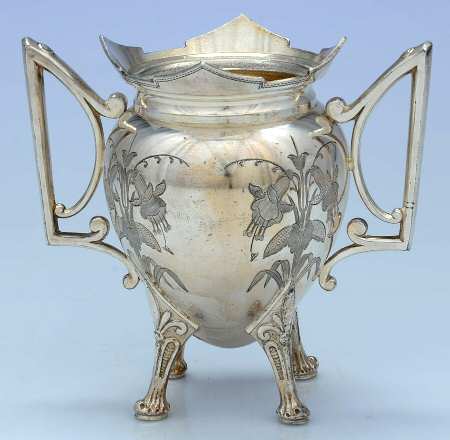 1884 (Silverplate, Hollowware) Silverplate Mini Open Sugar
