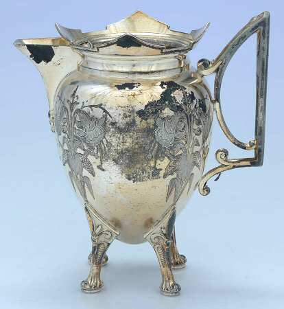 1884 (Silverplate, Hollowware) Silverplate Mini Creamer