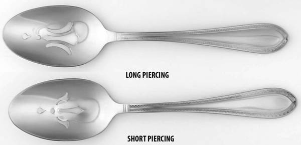 Sinclair-Belvedere (Stainless) Pierced Tablespoon (Serving Spoon)