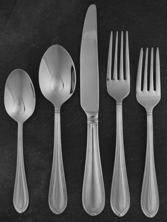 Sinclair-Belvedere (Stainless) 5 Piece Place Setting