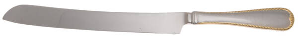 Cameo Gold (Stainless) Wedding Cake Knife with Stainless Blade HC