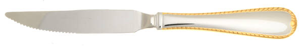 Cameo Gold (Stainless) Steak Knife Individual Hollow, Serrate HC