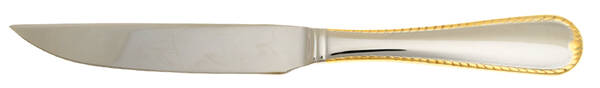 Cameo Gold (Stainless) Steak Knife Individual Solid No Serrate HC