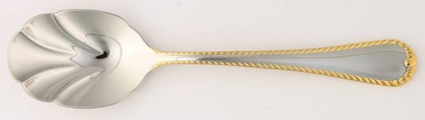 Cameo Gold (Stainless) Sugar Shell Spoon