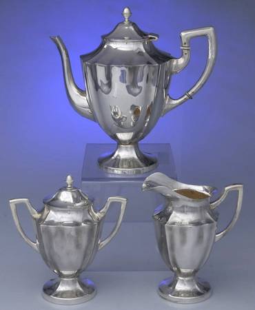 267 (Sterling, Hollowware) 3-Piece Coffee Set with Coffee Pot
