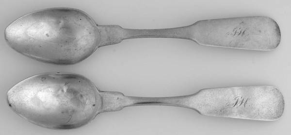 MHR8 (Coin) (Set of 2) Tea/Five O'Clock Spoons