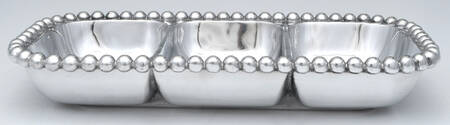String of Pearls (Aluminum, Hollowware) 3 Part Relish