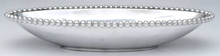 String of Pearls (Aluminum, Hollowware) 18" Oval Bowl