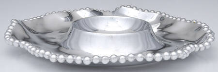 String of Pearls (Aluminum, Hollowware) 1 Piece Chip & Dip