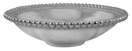 String of Pearls (Aluminum, Hollowware) 12" Round Bowl