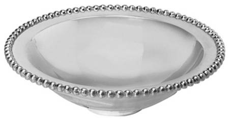String of Pearls (Aluminum, Hollowware) 13" Round Bowl