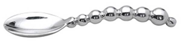 String of Pearls (Aluminum, Hollowware) Condiment Spoon