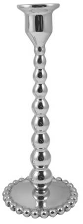 String of Pearls (Aluminum, Hollowware) 9" Candlestick