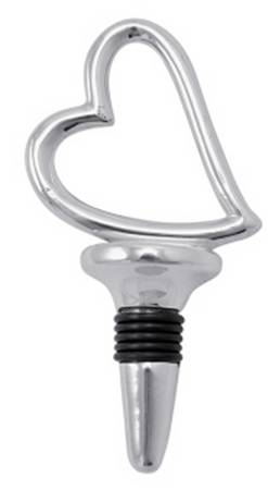 First Comes Love (Aluminum, Hollowware) Wine Stopper