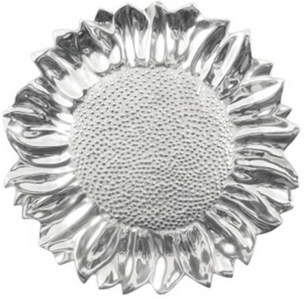 Gregarious Garden (Aluminum, Hollowware) 12" Round Platter
