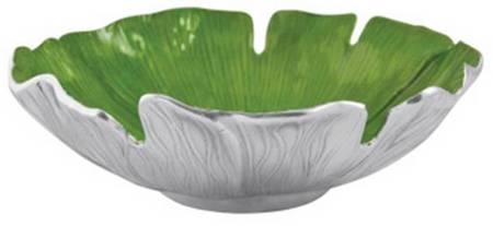 Palmy Nights (Aluminum, Hollowware) 12" Round Bowl