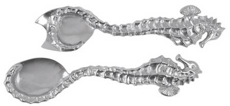 Seaside (Aluminum, Hollowware) (2 Pc) Solid Salad Set